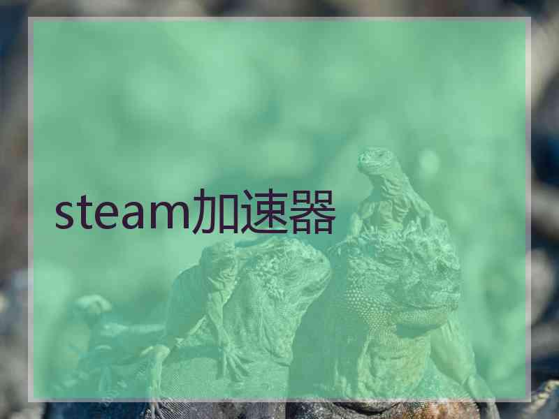 steam加速器