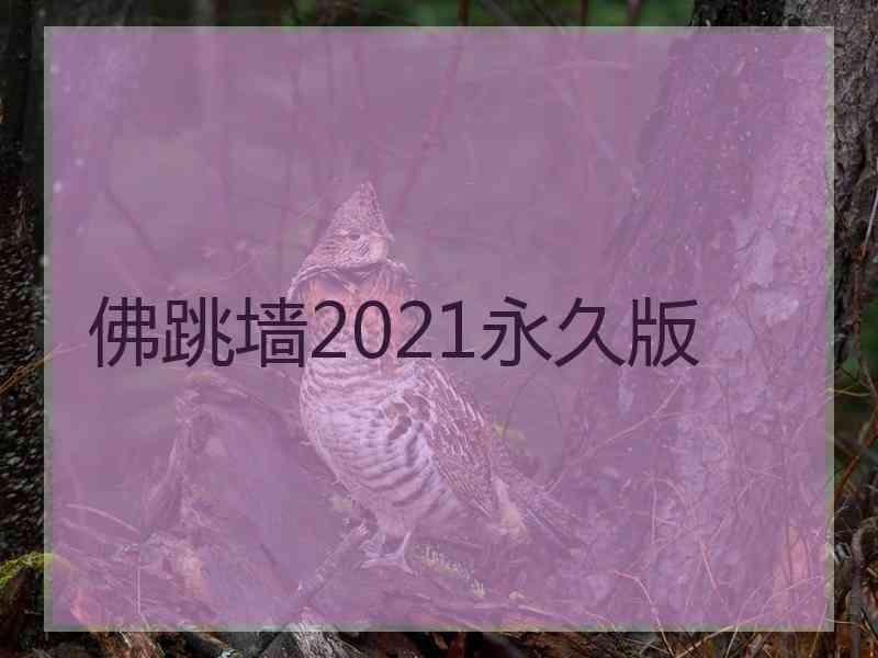 佛跳墙2021永久版